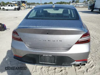 2022 Genesis G70 2.0T with VIN KMTG34TA3NU101875, listed as a Copart auction lot 84599834 with 20,997 mi miles and Salvage Title. Bid and sale history available at DreamBid. Image 6.