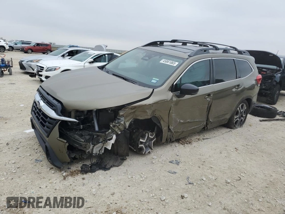 2024 Subaru Ascent Limited z VIN 4S4WMAUD5R3425559, wystawiony jako Copart lot #45861065 z przebiegiem Nie podano mil oraz Szkoda całkowita • Salvage title. Historia ofert i sprzedaży dostępna na DreamBid. Obrazek 1.