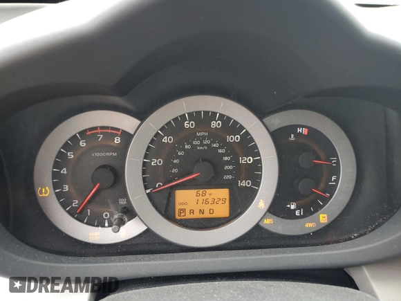 2012 Toyota RAV4 with VIN 2T3BF4DV4CW196495, listed as a Copart auction lot 58058505 with 116,329 mi miles and Salvage title. Bid and sale history available at DreamBid. Image 9.