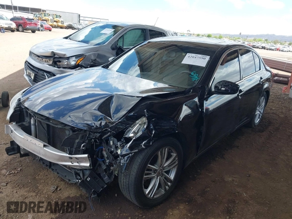2013 Infiniti G37 Journey with VIN JN1CV6AP1DM304999, listed as a IAAI auction lot 42047590 with 111,187 mi miles and . Bid and sale history available at DreamBid. Image 2.