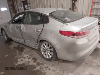 2018 Kia Optima S with VIN 5XXGT4L35JG263409, listed as a IAAI auction lot 41646396 with 97,793 mi miles. Bid and sale history available at carsss.com. Image 3.