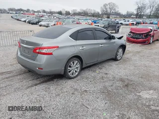 2014 Nissan Sentra S with VIN 3N1AB7AP8EY310027, listed as a IAAI auction lot 41142509 with 130,897 mi miles and . Bid and sale history available at DreamBid. Image 4.