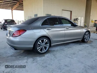 2019 Mercedes-Benz C 300 with VIN WDDWF8DB2KR502810, listed as a Copart auction lot 60519765 with 56,972 mi miles and Salvage title. Bid and sale history available at DreamBid. Image 3.
