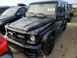 2017 Mercedes-Benz G-Class AMG G 63 with VIN WDCYC7DFXHX276880, listed as a Copart auction lot 74873394 with 91,955 mi miles and Salvage Title. Bid and sale history available at carsss.com. Image 5.