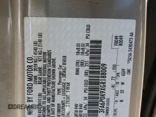 2016 Ford Fusion Titanium with VIN 3FA6P0K9XGR188009, listed as a Copart auction lot 47683385 with 135,730 mi miles and Salvage Title. Bid and sale history available at carsss.com. Image 12.