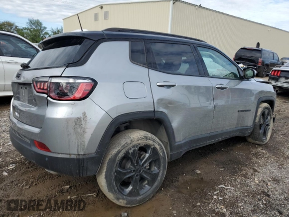 2021 Jeep Compass Latitude z VIN 3C4NJCBB2MT532314, wystawiony jako Copart lot #79363064 z przebiegiem 55 329 mil mil oraz Szkoda całkowita • Salvage title. Historia ofert i sprzedaży dostępna na DreamBid. Obrazek 3.