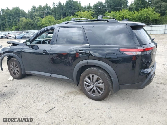 2023 Nissan Pathfinder SV with VIN 5N1DR3BA8PC267356, listed as a Copart auction lot 68191064 with 26,191 mi miles and Salvage Title. Bid and sale history available at carsss.com. Image 2.