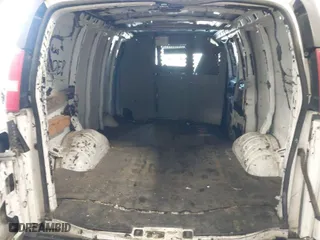 2007 Chevrolet Express Cargo Van with VIN 1GCFG15X571105039, listed as a IAAI auction lot 41763534 with 134,696 mi miles. Bid and sale history available at carsss.com. Image 8.
