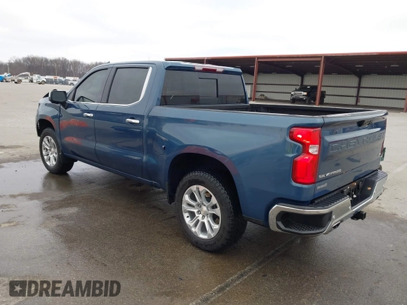 2024 Chevrolet Silverado 1500 LTZ with VIN 2GCUDGED9R1145243, listed as a IAAI auction lot 41537087 with 24,292 mi miles and . Bid and sale history available at DreamBid. Image 3.
