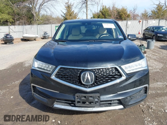 2019 Acura MDX with VIN 5J8YD4H39KL036513, listed as a IAAI auction lot 41487504 with 76,417 mi miles. Bid and sale history available at carsss.com. Image 12.