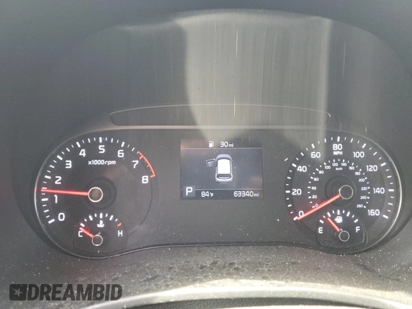2020 Kia Soul X-Line with VIN KNDJ23AU0L7073138, listed as a Copart auction lot 48916754 with 63,340 mi miles and Salvage Title. Bid and sale history available at carsss.com. Image 9.