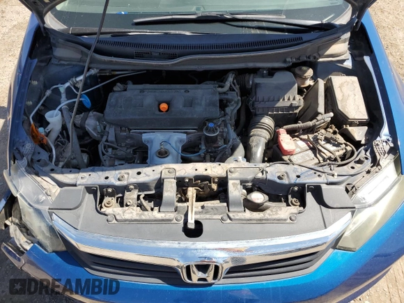 2012 Honda Civic LX с VIN 19XFB2F52CE304431, выставлен на аукционе Copart как лот 58135115 с пробегом 72 780 миль миль и Списание • Salvage title. История ставок и продаж доступна на DreamBid. Изображение 11.