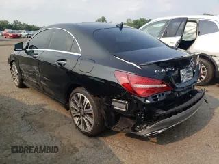2017 Mercedes-Benz CLA with VIN WDDSJ4GB7HN404714, listed as a Copart auction lot 58991513 with 48,244 mi miles. Bid and sale history available at carsss.com. Image 2.