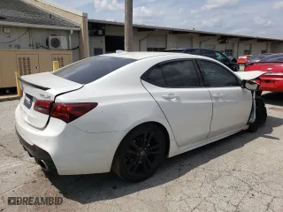 2018 Acura TLX w/A-SPEC Pkg with VIN 19UUB2F63JA003507, listed as a Copart auction lot 67358274 with 0 mi miles and Salvage Title. Bid and sale history available at carsss.com. Image 3.