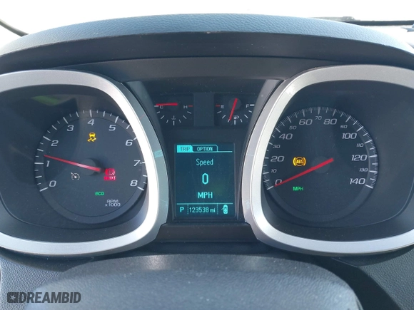2016 Chevrolet Equinox LTZ with VIN 2GNALDEK8G1128022, listed as a IAAI auction lot 41843786 with 123,538 mi miles. Bid and sale history available at carsss.com. Image 7.