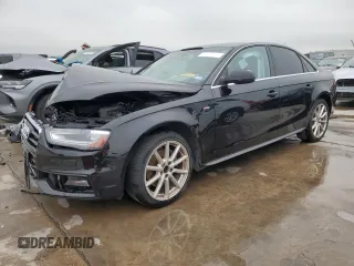 2015 Audi A4 Premium with VIN WAUAFAFL6FN011748, listed as a Copart auction lot 44807545 with 91,825 mi miles and Salvage Title. Bid and sale history available at carsss.com. Image 1.
