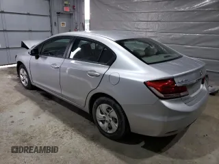 2014 Honda Civic Sedan LX with VIN 2HGFB2F57EH506237, listed as a Copart auction lot 49471495 with 105,465 mi miles and Salvage Title. Bid and sale history available at carsss.com. Image 2.