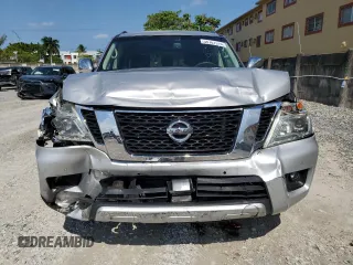 2017 Nissan Armada Platinum z VIN JN8AY2ND0H9008549, wystawiony jako Copart lot #56767515 z przebiegiem 60 152 mil mil oraz Szkoda całkowita • Salvage title. Historia ofert i sprzedaży dostępna na DreamBid. Obrazek 5.