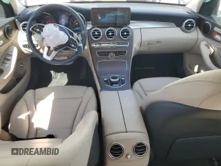 2019 Mercedes-Benz C 300 with VIN 55SWF8DB2KU283071, listed as a Copart auction lot 59438405 with 29,106 mi miles and Salvage title. Bid and sale history available at DreamBid. Image 8.