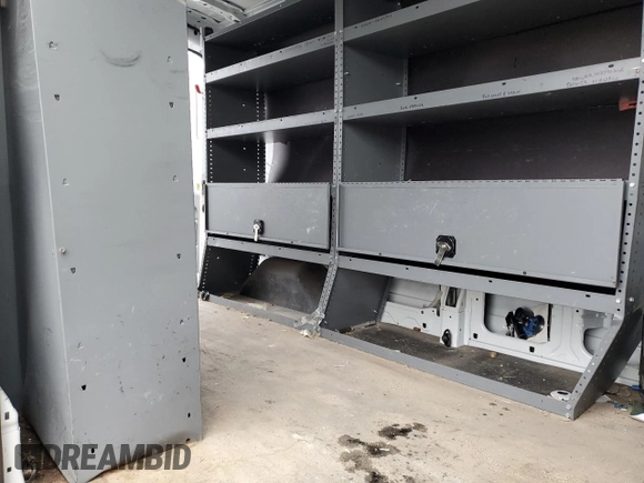 2020 Ford Transit Cargo with VIN 1FTBR1C86LKB23915, listed as a Copart auction lot 80862784 with 81,919 mi miles and Salvage Title. Bid and sale history available at DreamBid. Image 12.