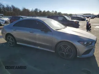 2020 Mercedes-Benz CLA 250 with VIN W1K5J4HB0LN146735, listed as a Copart auction lot 87421174 with Not provided miles and Salvage title. Bid and sale history available at DreamBid. Image 4.