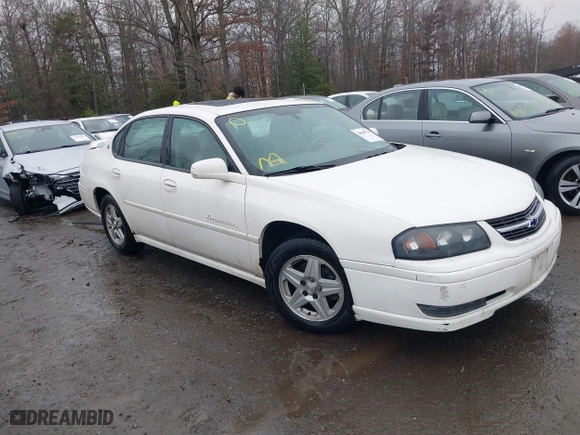 2004 Chevrolet Impala LS with VIN 2G1WH52K749175381, listed as a IAAI auction lot 41148689 with 128,435 mi miles. Bid and sale history available at carsss.com. Image 1.