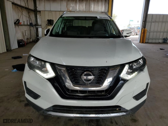 2017 Nissan Rogue SV with VIN KNMAT2MT0HP566416, listed as a Copart auction lot 50246695 with 201578 miles and Salvage Title. Bid and sale history available at carsss.com. Image 5.