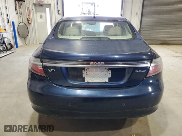 2011 Saab 9-5 Turbo4 with VIN YS3GN4AR1B4004762, listed as a Copart auction lot 53384385 with 156,279 mi miles and Clean Title. Bid and sale history available at carsss.com. Image 6.
