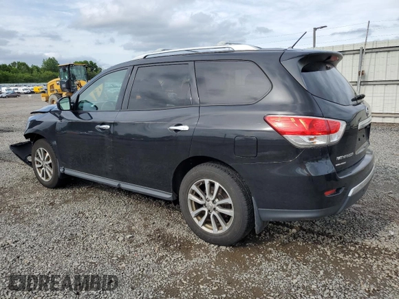 2016 Nissan Pathfinder S with VIN 5N1AR2MM9GC622166, listed as a Copart auction lot 56943115 with 140,656 mi miles and Salvage title. Bid and sale history available at DreamBid. Image 2.