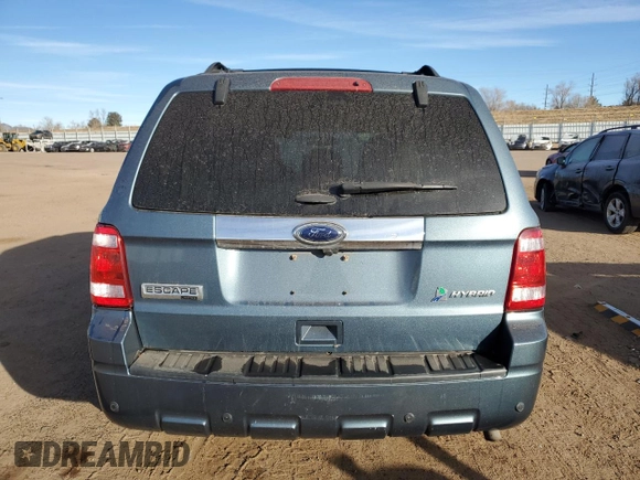2011 Ford Escape Hybrid with VIN 1FMCU5K38BKB45246, listed as a Copart auction lot 41334925 with 114,877 mi miles and Clean title. Bid and sale history available at DreamBid. Image 6.