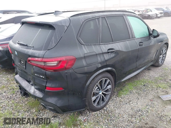 2022 BMW X5 xDrive45e with VIN 5UXTA6C09N9M81408, listed as a IAAI auction lot 41448822 with 35,147 mi miles. Bid and sale history available at carsss.com. Image 4.