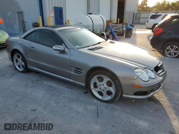 2004 Mercedes-Benz SL 500 with VIN WDBSK75F44F069123, listed as a Copart auction lot 51413095 with Not provided miles and Non repairable. Bid and sale history available at DreamBid. Image 4.