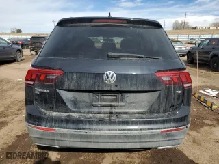 2018 Volkswagen Tiguan SEL with VIN 3VV3B7AX3JM207073, listed as a Copart auction lot 45223345 with 91,372 mi miles and Salvage Title. Bid and sale history available at carsss.com. Image 6.
