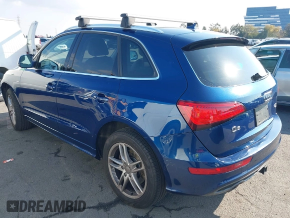 2014 Audi Q5 Premium Plus with VIN WA1DGBFP0EA023321, listed as a IAAI auction lot 41429754 with 90,025 mi miles. Bid and sale history available at carsss.com. Image 3.
