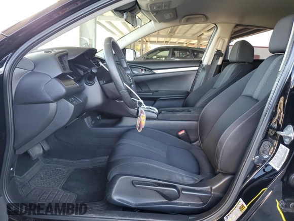 2020 Honda Civic LX with VIN 19XFC2F67LE207134, listed as a Copart auction lot 47595325 with 46,904 mi miles and Salvage Title. Bid and sale history available at DreamBid. Image 7.