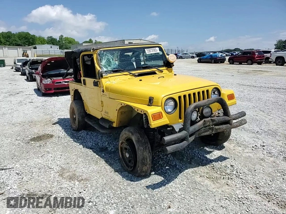 2004 Jeep Wrangler Sport with VIN 1J4FA49S84P753317, listed as a Copart auction lot 55872965 with 185,763 mi miles and Salvage title. Bid and sale history available at DreamBid. Image 15.