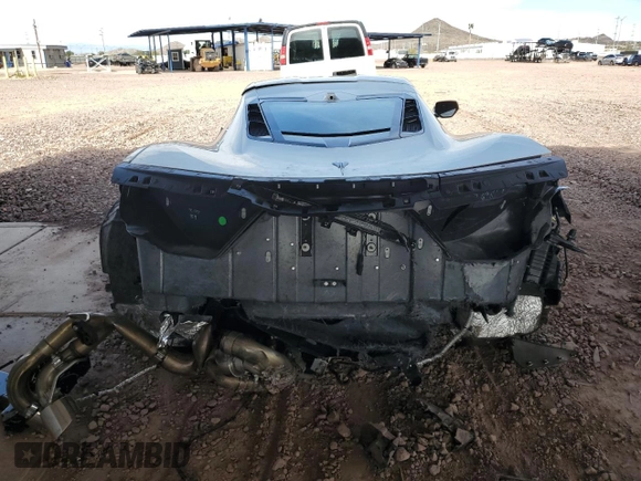 2024 Chevrolet Corvette 1LT with VIN 1G1YA2D42R5129570, listed as a Copart auction lot 49491405 with Not provided miles and Salvage title. Bid and sale history available at DreamBid. Image 6.