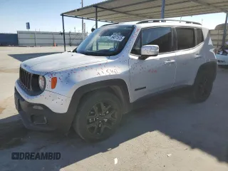 2018 Jeep Renegade Latitude z VIN ZACCJABB1JPH92508, wystawiony jako Copart lot #54071515 z przebiegiem 99 244 mil mil oraz Czysty tytuł • Clean title. Historia ofert i sprzedaży dostępna na DreamBid. Obrazek 1.