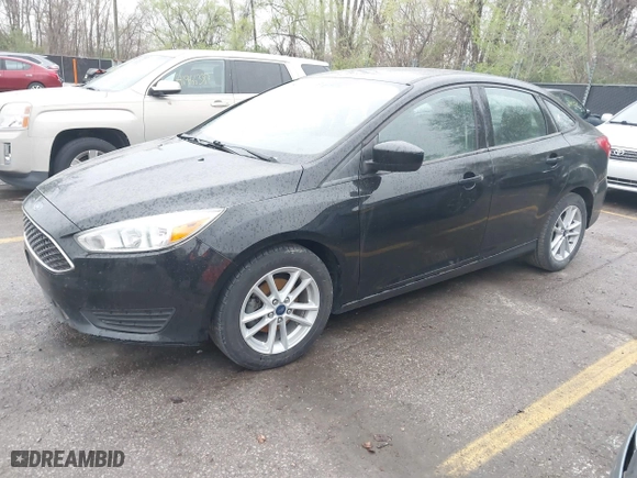 2018 Ford Focus SE with VIN 1FADP3F22JL204604, listed as a IAAI auction lot 41918490 with 258,162 mi miles. Bid and sale history available at carsss.com. Image 17.