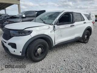 2020 Ford Police Interceptor Utility z VIN 1FM5K8AB1LGD18814, wystawiony jako Copart lot #55381725 z przebiegiem 80 132 mil mil oraz Nie do naprawy. Historia ofert i sprzedaży dostępna na DreamBid. Obrazek 1.