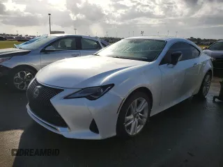 2024 Lexus RC with VIN JTHDA5BC8R5012740, listed as a Copart auction lot 77253464 with 0 mi miles and Non Repairable. Bid and sale history available at carsss.com. Image 1.