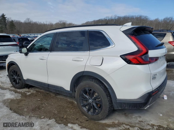 2024 Honda CR-V Hybrid Sport with VIN 5J6RS6H55RL004264, listed as a Copart auction lot 44230605 with 15,210 mi miles and Salvage Title. Bid and sale history available at carsss.com. Image 2.