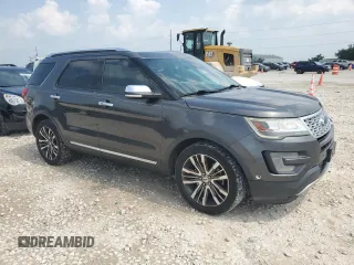 2017 Ford Explorer Platinum с VIN 1FM5K8HT8HGC20790, выставлен на аукционе Copart как лот 55330035 с пробегом 131 810 миль миль и Чистый • Clean title. История ставок и продаж доступна на DreamBid. Изображение 4.