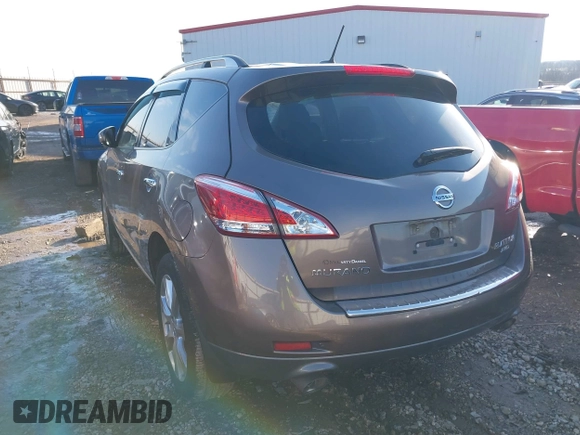 2014 Nissan Murano SL z VIN JN8AZ1MW1EW526175, wystawiony jako IAAI lot #41660535 z przebiegiem 111 621 mil mil oraz . Historia ofert i sprzedaży dostępna na DreamBid. Obrazek 3.