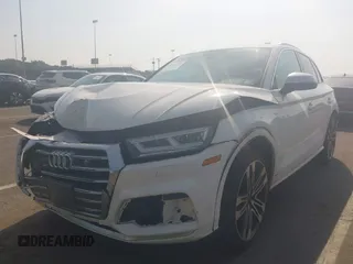2018 Audi SQ5 Premium Plus with VIN WA1A4AFYXJ2061822, listed as a IAAI auction lot 42491226 with 122,635 mi miles and . Bid and sale history available at DreamBid. Image 20.