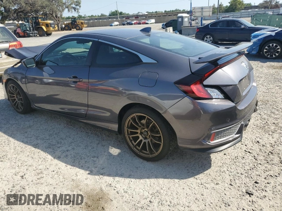 2017 Honda Civic Si with VIN 2HGFC3A56HH752212, listed as a Copart auction lot 52446995 with 134,218 mi miles and Salvage Title. Bid and sale history available at DreamBid. Image 2.
