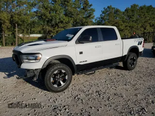 2019 Ram 1500 Rebel with VIN 1C6SRFLT5KN845107, listed as a Copart auction lot 56383375 with 95,375 mi miles and Salvage title. Bid and sale history available at DreamBid. Image 1.