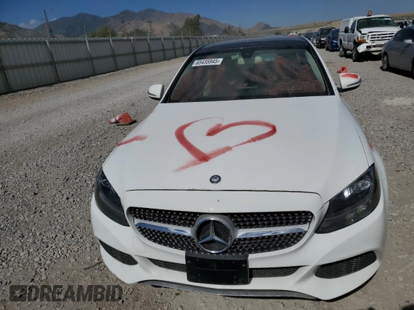 2015 Mercedes-Benz C 300 Luxury with VIN 55SWF4KB8FU070644, listed as a Copart auction lot 65435945 with 99,393 mi miles and Salvage title. Bid and sale history available at DreamBid. Image 5.