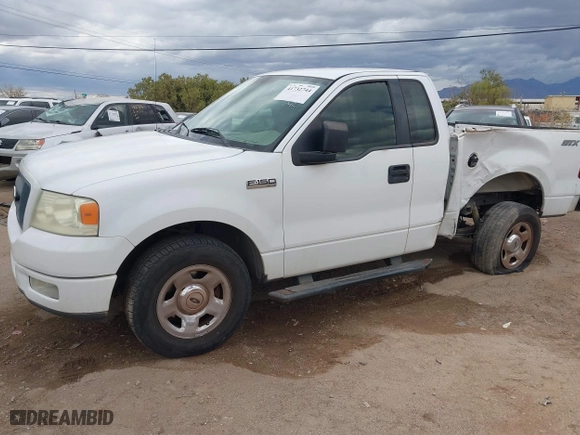 2005 Ford F-150 XL with VIN 1FTRF12W05NB36068, listed as a IAAI auction lot 41732744 with 203,261 mi miles. Bid and sale history available at carsss.com. Image 6.