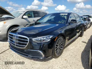 2021 Mercedes-Benz S 580 with VIN W1K6G7GB8MA043349, listed as a Copart auction lot 65180302 with 5,907 mi miles and . Bid and sale history available at DreamBid. Image 2.